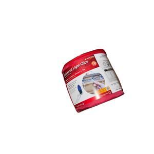 Universal Light Clips 150 Pack Professional Straight Look Simple Living Solution